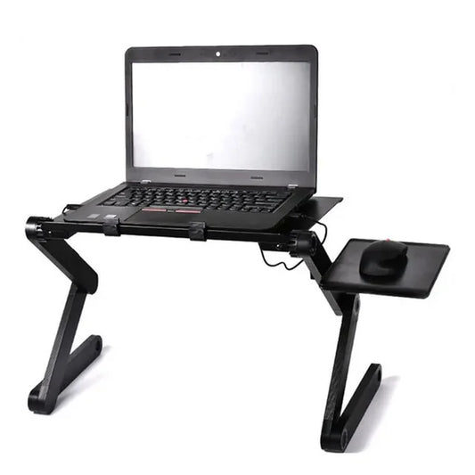 Office Furniture Computer Stand 42*26Cm Adjustable Foldable Laptop Holder Notebook Desks Lap PC Folding Desk Table Vented Stand