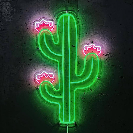 Cactus Neon Led Sign
