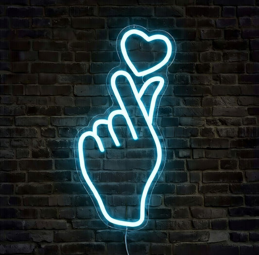 Love Is In Your Hands Neon Sign